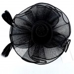 Voaleta pentru decor par cu clema de prindere VTL010BB Neagra Voaleta pentru decor par cu clema de prindere VTL010BB Neagra